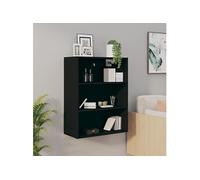 Hangkast 69,5x32,5x90 cm zwart812313