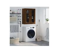 vidaXL Armoire murale chêne marron 69,5x34x90 cm