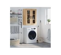 vidaXL Armoire murale – Meuble flottant moderne avec rangement, Chêne Sonoma