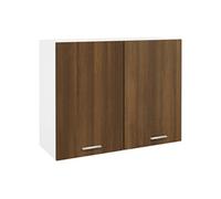 vidaXL Armoire Suspendue Meuble de Rangement Armoire Flottante Meuble de Cuisine Maison Intérieur Chêne Marron 80x31x60 cm 815590