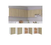 Vidaxl Armoires Suspendue ""Lyon""S 2 Pcs Chêne Sonoma