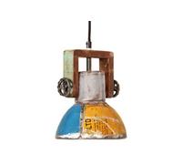 vidaXL Hanglamp industrieel rond 25 W E27 19 cm meerkleurig344397 Multicolore