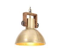 Vidaxl Lampe Suspendue Industrielle 25 W Laiton Rond 30 Cm E27 Multicolore