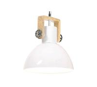 Hanglamp industrieel rond 25 W E27 30 cm wit320539