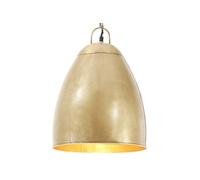 Hanglamp industrieel rond 25 W E27 32 cm messingkleurig320560
