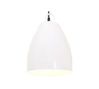 Vidaxl Lampe Suspendue Industrielle 25 W Blanc Rond 32 Cm E27 Blanc