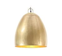 Vidaxl Lampe Suspendue Industrielle 25 W Laiton Rond 42 Cm E27 Multicolore