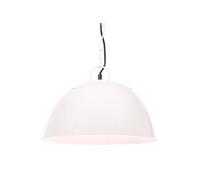 Vidaxl Lampe Suspendue Industrielle Vintage 25 W Blanc Rond 41 Cm E27 Blanc