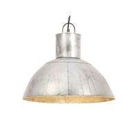 Hanglamp rond 25 W E27 48 cm zilverkleurig320563