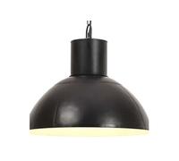 Vidaxl Lampe Suspendue 25 W Noir Rond 48 Cm E27 Noir
