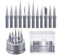 HANGLIFE ET Pointes Fer à Souder avec Support pour Weller WE1010NA WES51/50 WESD51 WCC101 PES51/50 WEP70 LR21 et Stations à Souder/de Fer à Souder - Pointes de Rechange pour Soudage Weller