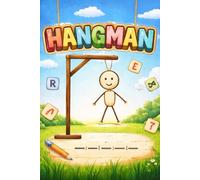 Hangman Game Book: Fun Word Guessing Puzzles for Kids, Teens & Adults
