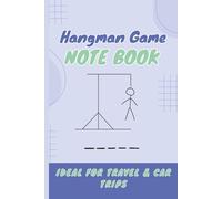 Hangman Game Book: Hangman Game Pad | Perfect for Kids & Adults! | Hangman Word Guess Game | Perfect for Travel