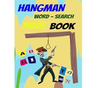 Hangman Word Search Puzzles, 500 Plus Words, Difficulty Level - Hard, Large Print, Best for All Age Groups