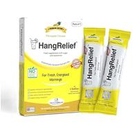 HangRelief pour des matins frais et pleins d’énergie - Formule de soutien après-soirée en instance de brevet, 7 sachets (5,6 g) | Formulé au Royaume-Uni-Ananas