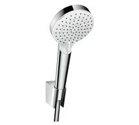 hansgrohe Crometta ensemble porte-douche Vario avec flexible de douche 160 cm, blanc/chrome, 26692400