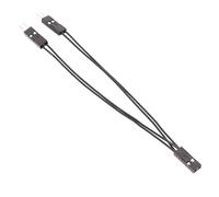 Hangsu 2,54 mm 2 broches femelle vers mâle Y Jumpers Splitter Wire pour microcontrôleurs Applications Jumpers Wire