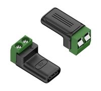 Hangsu 2 pièces adaptateurs de Charge de Type C à Broche Sortie 5V3A connecteur Portable Non à souder pour appareils Mobiles Petits appareils adaptateurs de bornes USB C Non à souder