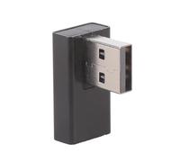 Hangsu Adaptateur de connecteur d'extension USB 3.0 mâle vers femelle coudé vers le haut à 90 degrés pour ordinateur portable PC convertisseur USB