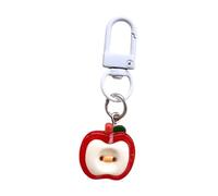 Hangsu Adorable porte-clés en forme de gelée en forme de fruits en résine, accessoire de sac à dos pour adolescentes, filles, meilleur ami, porte-clés créatif pour sac à dos, Modèle Apple, taille