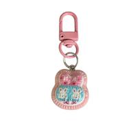 Hangsu Adorable porte-clés en résine en forme d'animal - Joli cadeau pour filles - Accessoire d'amitié - Léger et robuste - Tendance - Pour sacs, Tête de lapin, taille unique