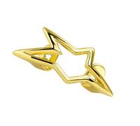 Hangsu Bijou tendance en forme d'étoile à cinq points en cuivre pour concerts et propositions de mode Hip Hop, taille unique, Comme décrit, Comme décrit.