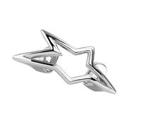 Hangsu Bijou tendance en forme d'étoile à cinq points en cuivre pour concerts et propositions de mode Hip Hop, taille unique, Comme décrit, Comme décrit.