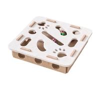 Hangsu Boîte de puzzle pour chats - Solution enrichissante - Stimule les creusements naturels et les comportements - Stimulation mentale - Jouet pour chats