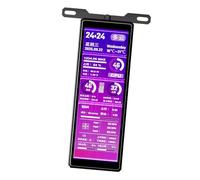 Hangsu Boîtier d'ordinateur miniature à écran secondaire avec écran LCD IPS de 4,5" et ventilateur de refroidissement 5500 tr/min pour surveillance de PC en temps réel
