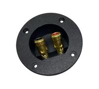 Hangsu Bornes sonores 75/82/90 mm, conception sans vis, technologie de pince à ressort, conducteurs en cuivre pour haut-parleurs HiFi, cuivre OFC, haut-parleurs