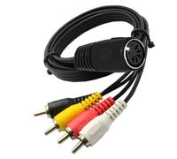Hangsu Câble adaptateur DIN 5 broches femelle vers mâle pour équipement audio vidéo, systèmes stéréo, design compact, câble de conversion en cuivre
