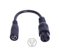 Hangsu Câble adaptateur femelle CC 5,5 mm x 2,1 mm pour ventilateur de panneau solaire et lumière LED DC5521 convertir en fil convertisseur série C13/XLR