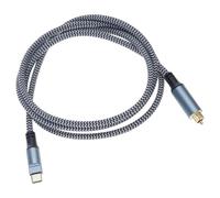 Hangsu Câble audio numérique rapide USB CREATE vers connexion visuelle 5.1 canaux pour arrangements de théâtre, câble sonore visuel permanent en PVC