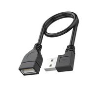 Hangsu Câble d'extension USB 2.0 à 90 degrés, transfert rapide 480 Mbps, économie d'espace pour l'organisation du bureau et la protection des ports USB