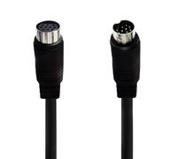 Hangsu Câble S-vidéo 10 broches mâle vers femelle séparée pour vidéoprojecteur, magnétoscope, DVD, mini DIN, câble adaptateur 10 broches, caméscopes 3/1,5/1/0,5 m