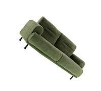 Hangsu Canapé causeuse fait à la main à l'échelle 1/10 miniature modèle pour chambre à coucher réaliste affichage maison de poupée accessoires