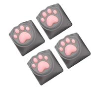 Hangsu Capuchon en silicone PBT en forme de pattes de chat OEM offrant un confort de frappe doux pour les amateurs de chats et l'utilisation au bureau