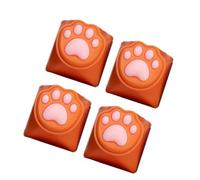 Hangsu Capuchon en silicone PBT en forme de pattes de chat OEM offrant un confort de frappe doux pour les amateurs de chats et l'utilisation au bureau