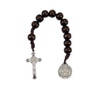 Hangsu Chapelet en bois fait à la main - Accessoires basés sur la foi - Pour le culte quotidien, la méditation et les occasions religieuses, One Size, Comme décrit, Comme décrit.