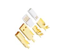 Hangsu Connecteurs plaqués or type A + B USB A - Adaptateur pour home cinéma