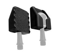 Hangsu Convertisseurs de pédales de vélo antidérapants, adaptateurs sans clip à plat, contrôle amélioré et accessoires de cyclisme portables pour pédales converties en plate-forme standard