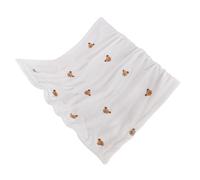 Hangsu Couverture en flanelle brodée en forme d'ours en flanelle douce pour tout-petits, couverture confortable pour enfants, grande taille