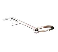 Hangsu Décapsuleur de bière en acier inoxydable - Porte-clés amusant de poche - Ouvre-bouteille de bière - Pendentifs mignons - Petit porte-clés