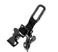 Hangsu Double pince multifonction avec crochet de ceinture en métal robuste pour gants de golf, casquette et petits objets boîte à gants en métal