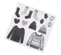 Hangsu Easy Christmas Matrice de découpe en métal avec tampon en silicone transparent pour scrapbooking en acier au carbone