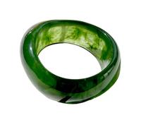 Hangsu Élégant bracelet en résine café ombré avec flux de couleurs sans couture, accessoire de bijoux robuste pour tous les jours, tenue élégante, bracelet tendance pour un usage quotidien, One Size