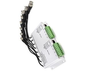 Hangsu Émetteur-récepteur passif économique 8 canaux pour systèmes de vidéosurveillance pour caméras de vidéosurveillance, transfert de signaux efficaces, balun vidéo CCTV