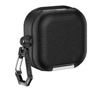 Hangsu Étui de protection en cuir élégant avec support intégré compatible avec Buds 4/Buds 4 modèles professionnels Coque anti-chute