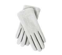 Hangsu Gants chauds multi-usages avec imitation vison tricoté pour adulte, randonnée, trajet et tenue quotidienne par temps froid, gris, taille unique