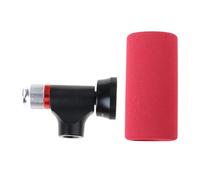 Hangsu Gonfleur portable CO2 tête de gonflage de pneu de vélo de route CO2 pompe à air avec manomètre et manchon isolé pour pneu de vélo